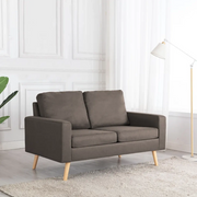 Divano a 2 Posti Grigio Talpa in Tessuto cod mxl 20781