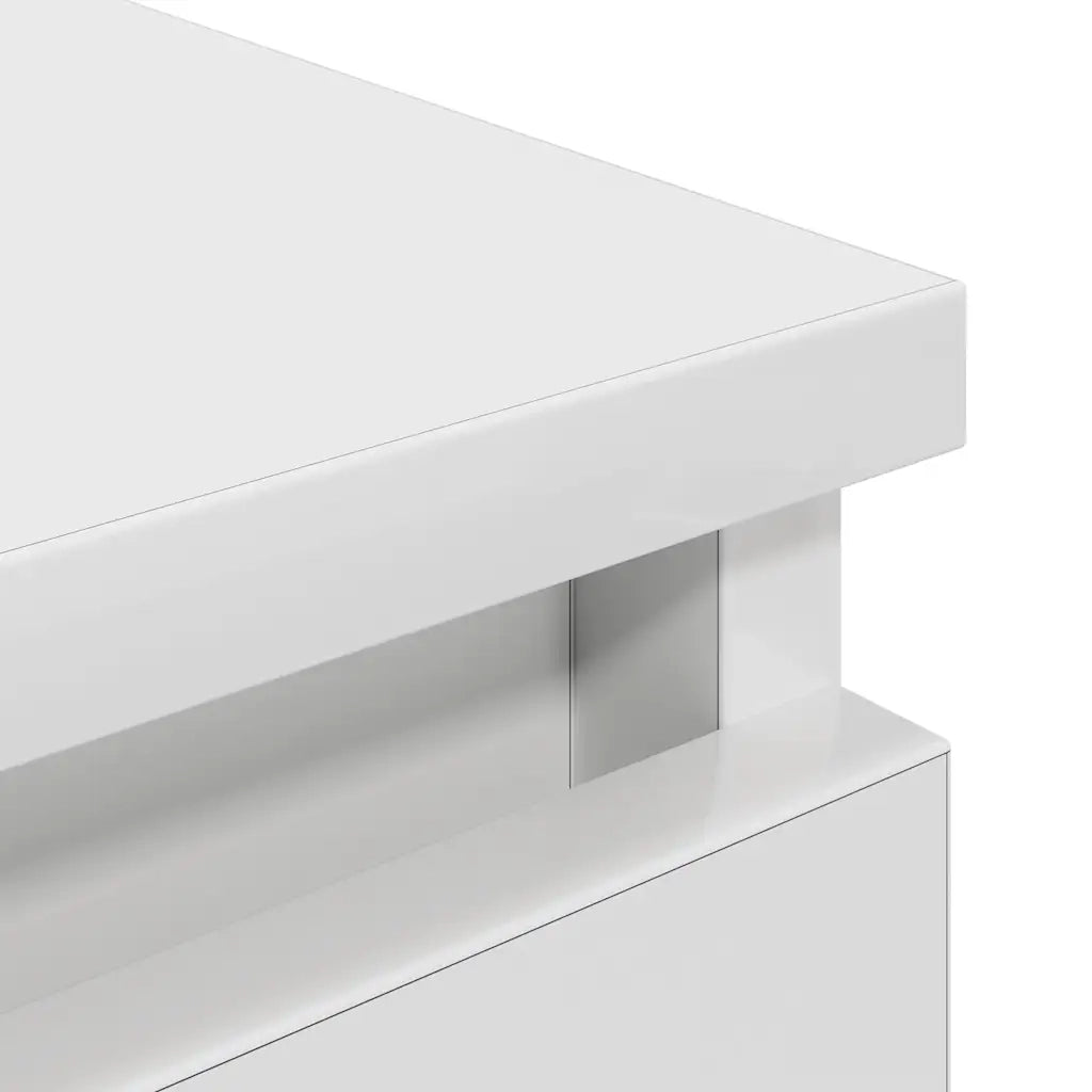 Mobile Porta TV Bianco 40x35x54 cm in Legno Multistrato 861769
