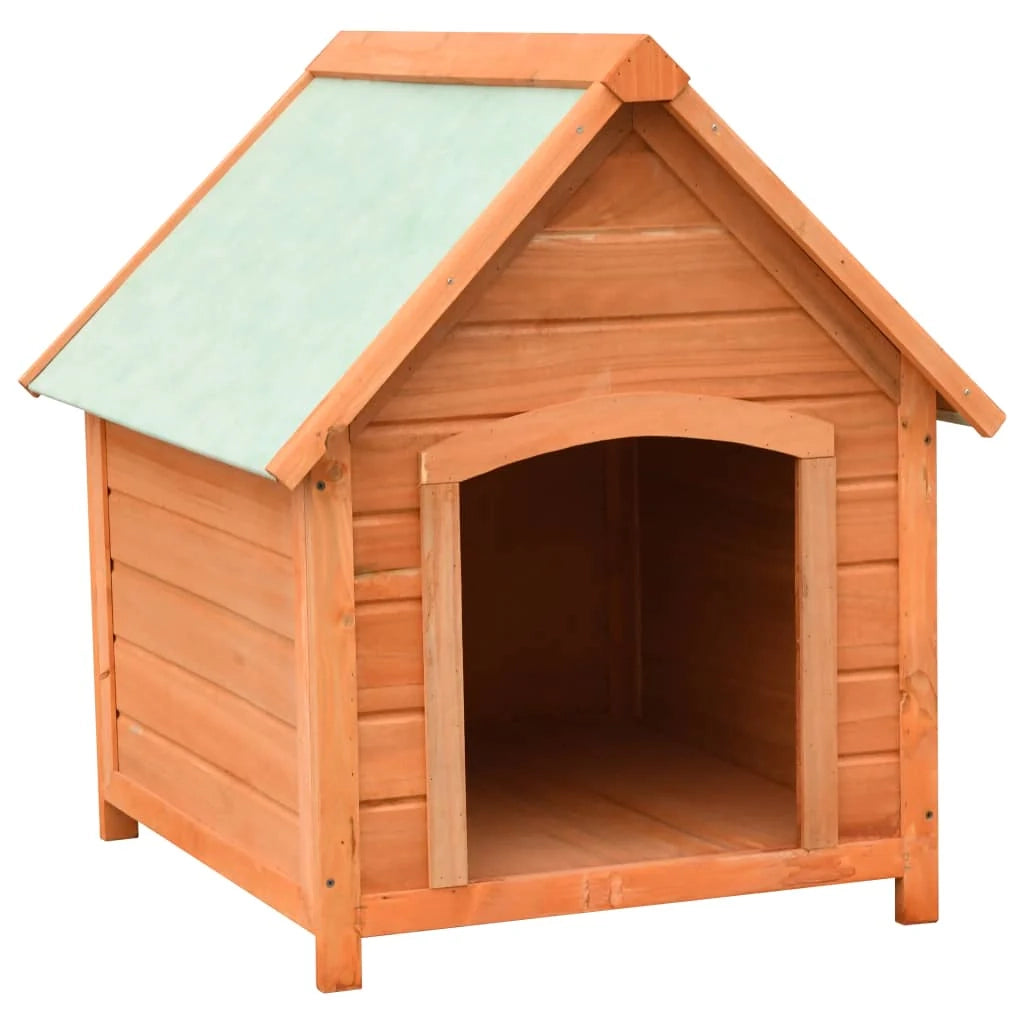Cuccia per cani in legno massello di pino e abete 72 x 85 x 82 cm 02_0001539