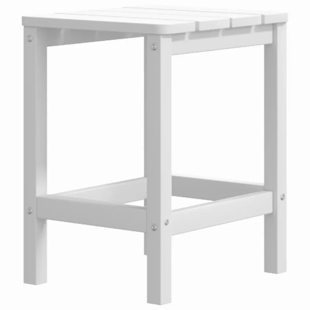 Tavolo da Giardino Adirondack Bianco 38x38x46 cm HDPE cod mxl 34302