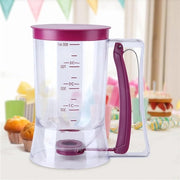 Dispensatore per impasto di pannocotte - Dispensatore di impasto con manico a compressione - Cupcake e muffin - Waffle.