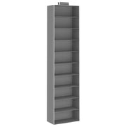 Organizer per Armadio da Appendere 2 pz con 10 Ripiani Tessuto 288328