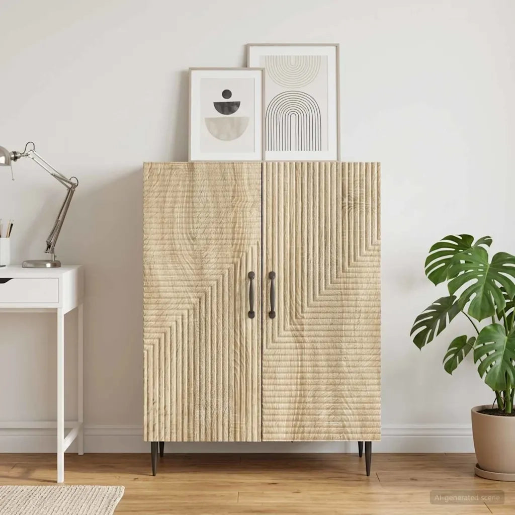 Credenza Rovere Sonoma 66 x 34,5 x 89,5 cm Legno ingegnerizzato 894817