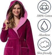 Piumino da Bagno - Cotone - Soffice e Lenzuolato \bathrobe - XS-S-M-L-XL