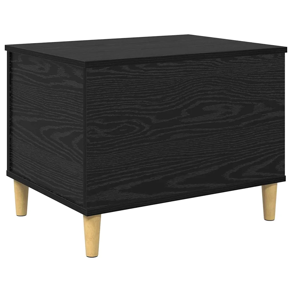 Armadio da Notte Rovere Nero 60 x 44,5 x 45 cm 881170