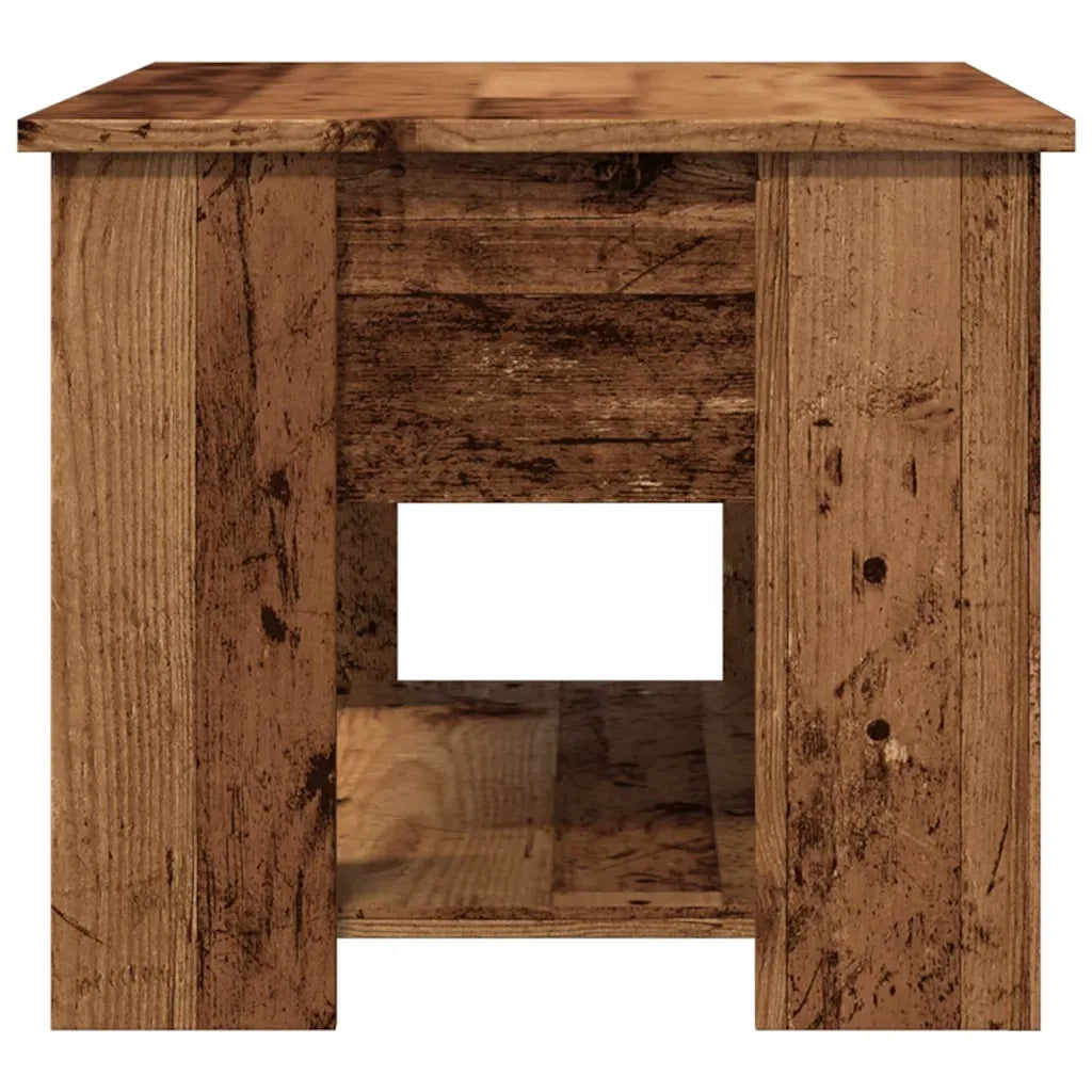 Tavolino da Salotto-Tavolino da soggiorno-Tavolo Legno Antico 79x49x41 cm Legno Multistrato