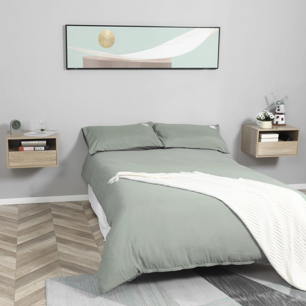 Comodino ¨C zephmum ¨C Effetto Rovere Chiaro