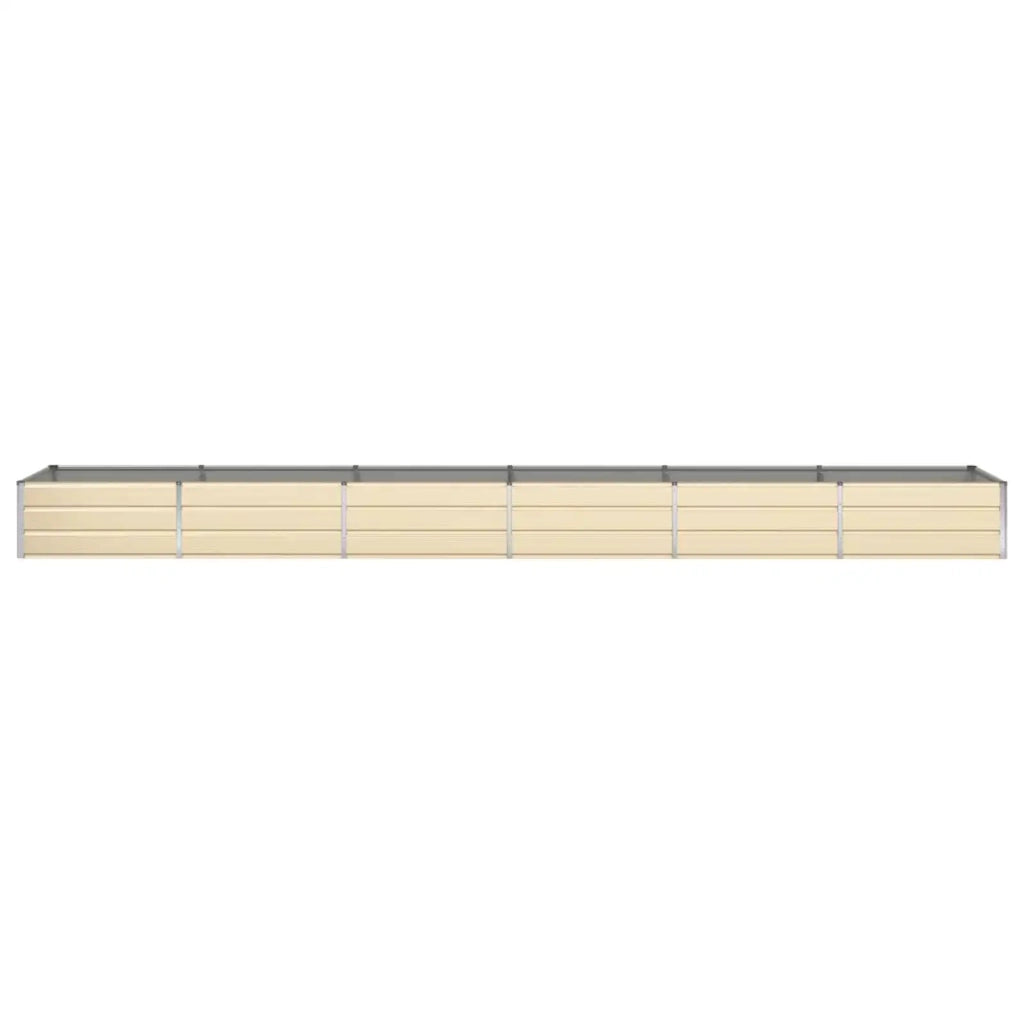 Fioriera Avorio 580 x 100 x 45 cm Acciaio zincato