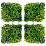 Pannello vegetale artificiale 12 pezzi ¨C zephmum ¨C Verde 50x50 cm