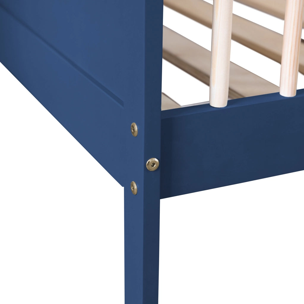 Letto per bambini 190x90cm blu scuro ADAM