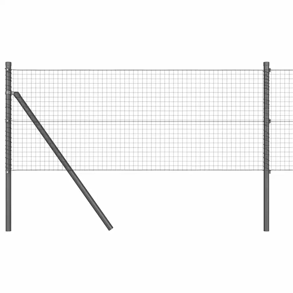 Palo della recinzione Grigio 100 x 0,6 m (rete 25 x 25 mm)