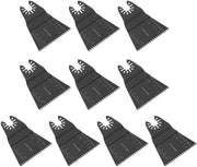 Set di Lame a Oscillazione 10 pezzi - Set di Lame Multitool - Accessori di Fissaggio per Strumenti - Acciaio di Carburo - Robusto e Duraturo - Per Legno, Plastica, Metallo Tenue - Set di Lame Multitool