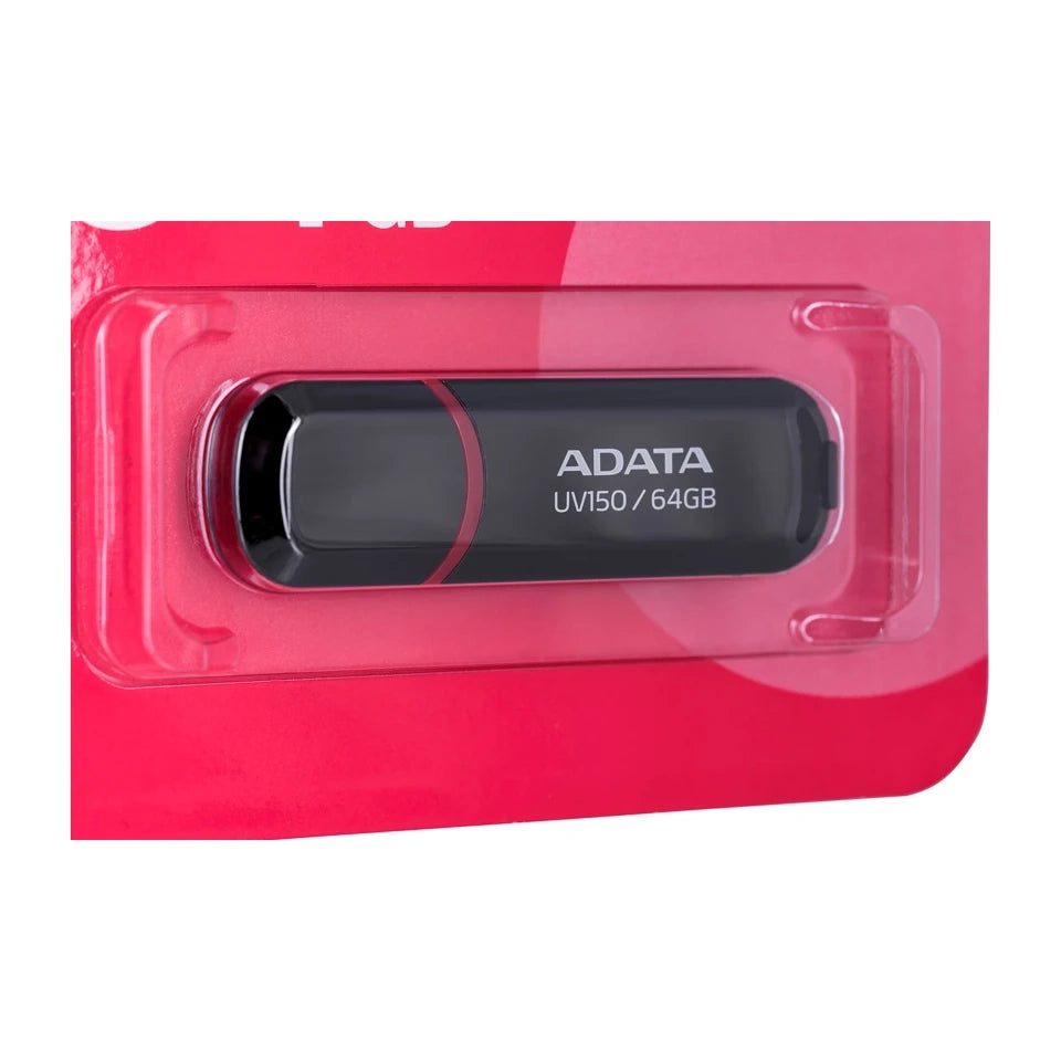 ADATA 64GB DashDrive UV150 Chiavetta USB USB Tipo-A 3.2 Gen 1 (3.1 Gen 1) Nero