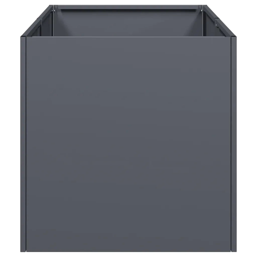 Fioriera Antracite 40x80x40 cm in Acciaio Laminato a Freddo 860733