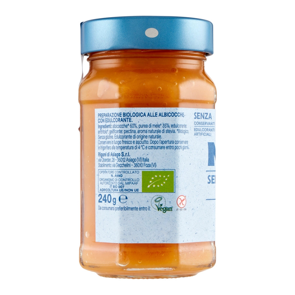 Rigoni di asiago natu bio albicocche senza zuccheri aggiunti 240 grammi