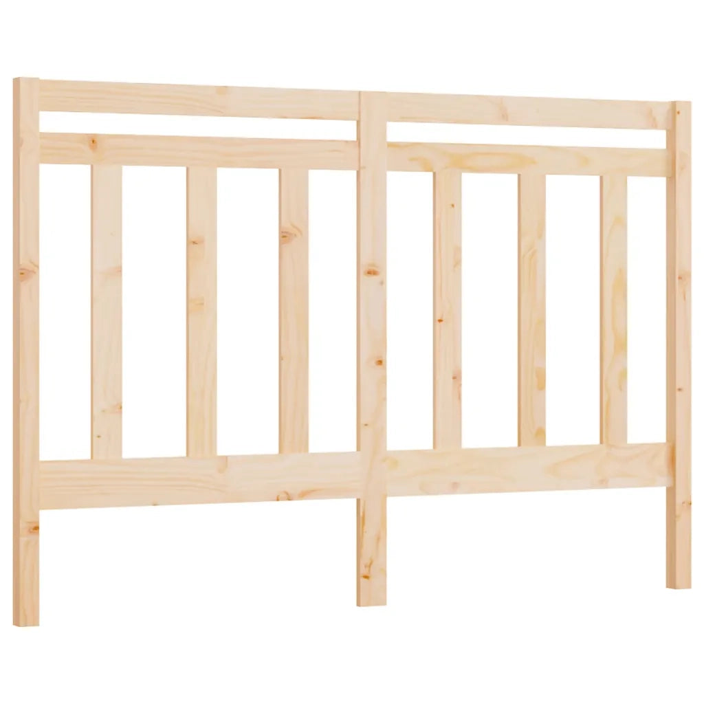 Testiera Letto 156x4x100 cm in Legno Massello di Pino