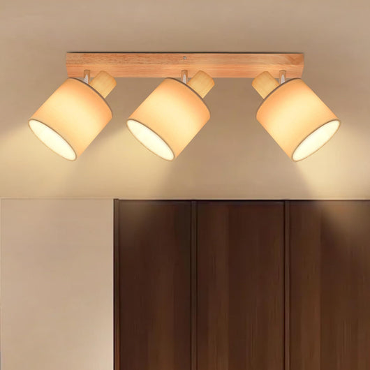 ZMH Faretto da soffitto regolabile E14 a 3 fiamme nero vintage