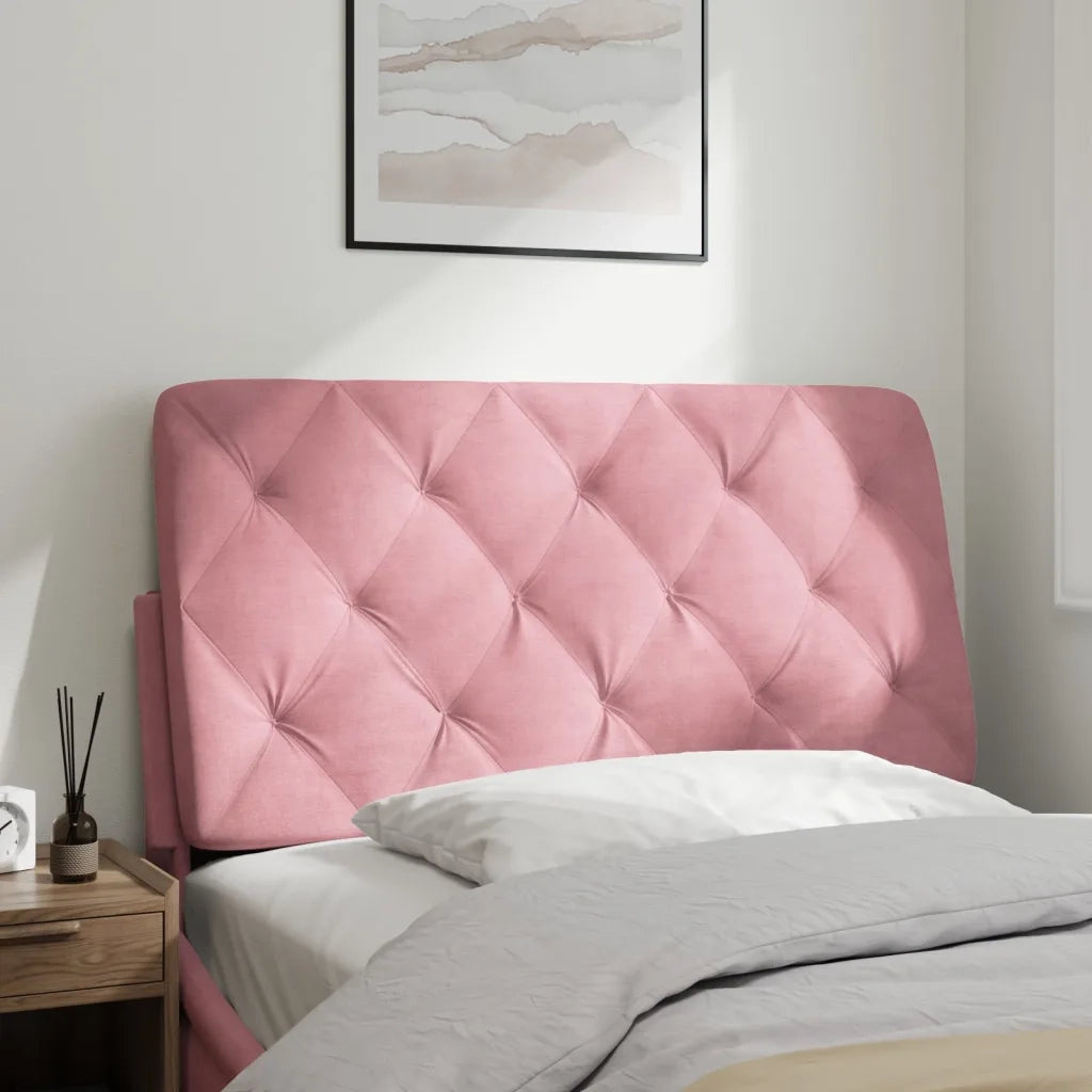 Cuscino Testiera Rosa 100 cm in Velluto CFW9694711