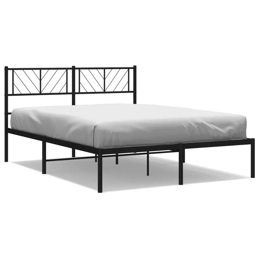 Giroletto con Testiera in Metallo Nero 120x190 cmcod mxl 106839