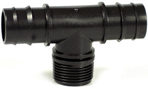 RACCORDO A T MASCHIO PER TUBO IN POLIETILENE  mm. 32x1x32 25.00 pz