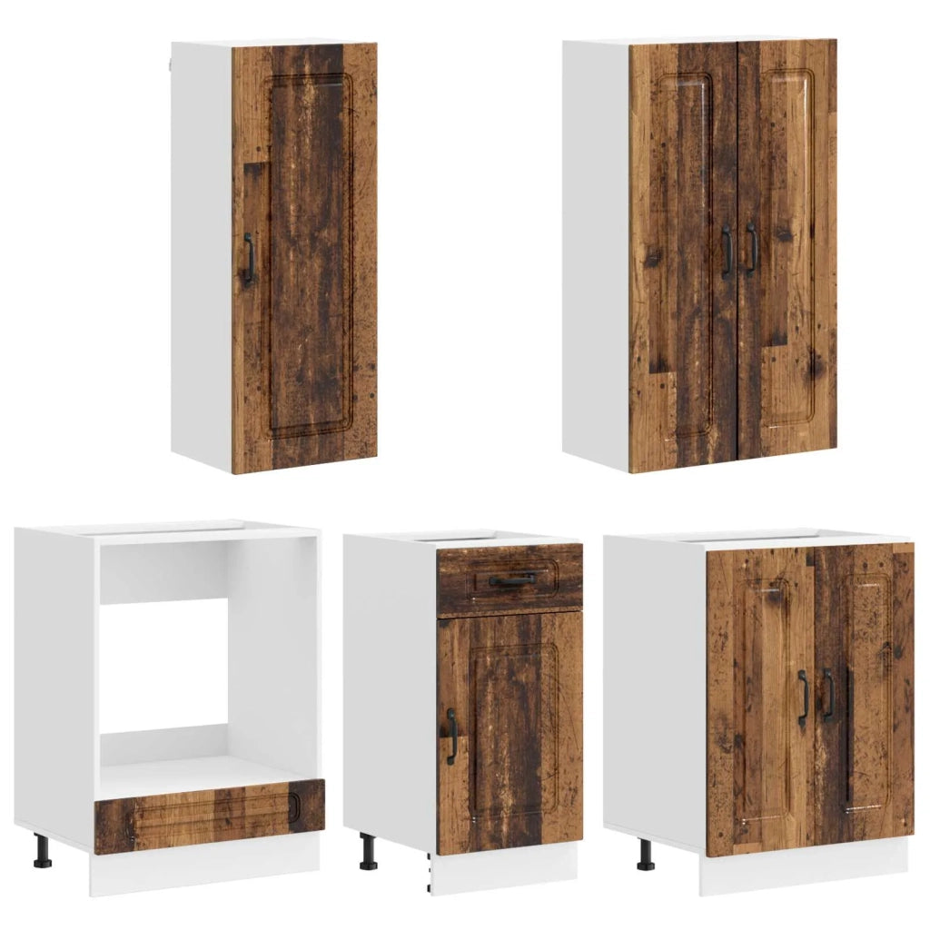 Unità Cucina KALMAR 5 pcs Legno antico Legno ingegnerizzato 3438253