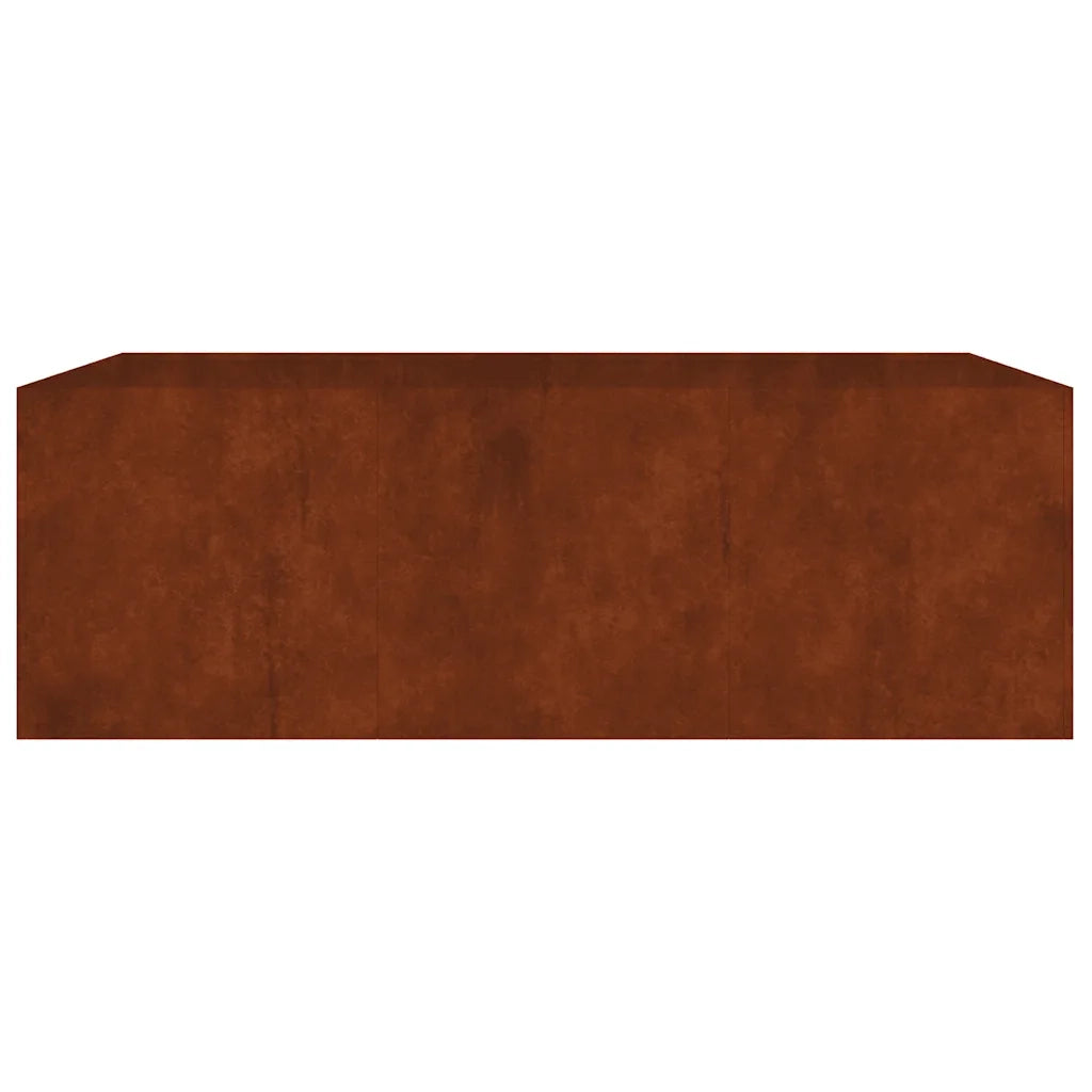 Fioriera Rialzata da Giardino 120x80x40 cm in Acciaio Corten 824532