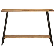 Tavolo Consolle 110x30x75 cm in Legno Massello di Mango 373615