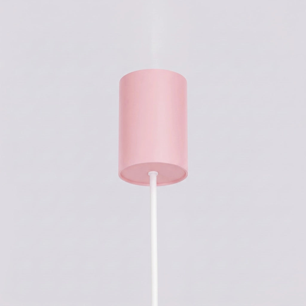 Lampadario RAYO 4 rosa