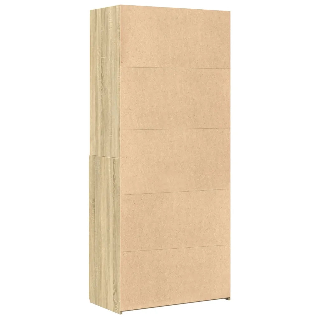 Credenza Rovere Sonoma 80x42,5x185 cm in Legno Multistrato 3281380