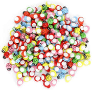 Decorazioni per Lieveheersbeestjes 300 pezzi - Decorazioni in legno - Adesive autoattaccanti - Scrapbooking - Progetti creativi - Simulazione paesaggio