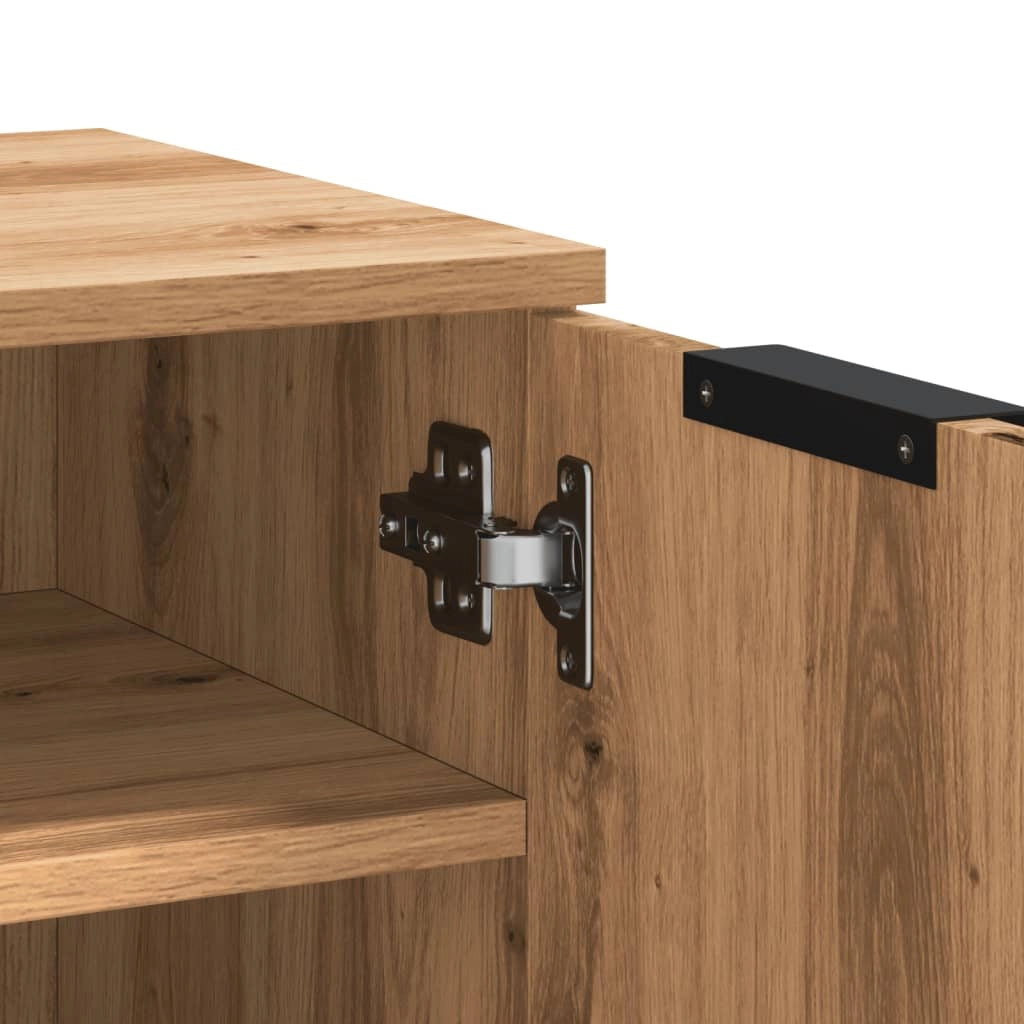 Scarpiera mobiletto portascarpe mobile per ingresso/corridoio/soggiorno fatto a mano legno ingegnerizzato marrone 02_0021529