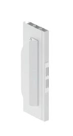 Maniglia di ricambio in PVC con viti per Porta a soffietto interasse 13 cm - Colore Douglas