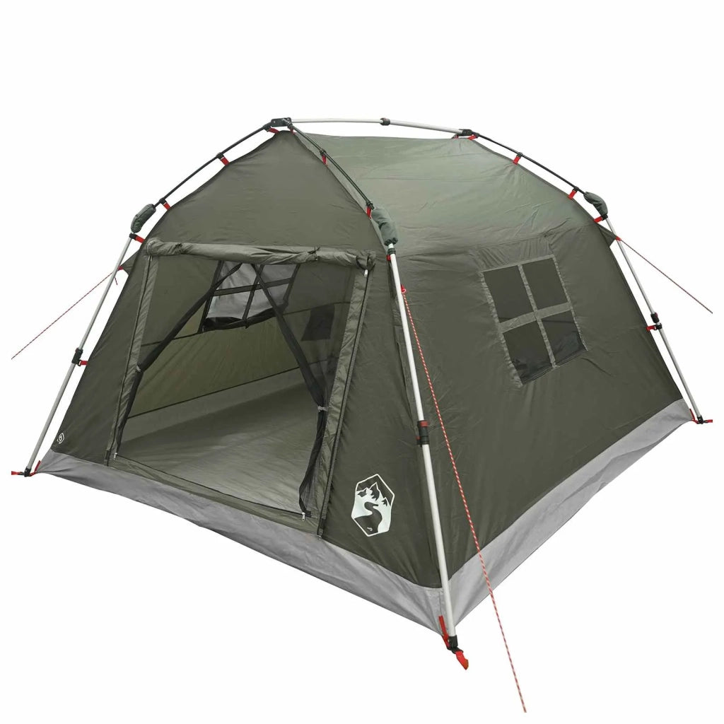 Tenda istantanea resistente all'acqua 3 persona Verde militare 42042269