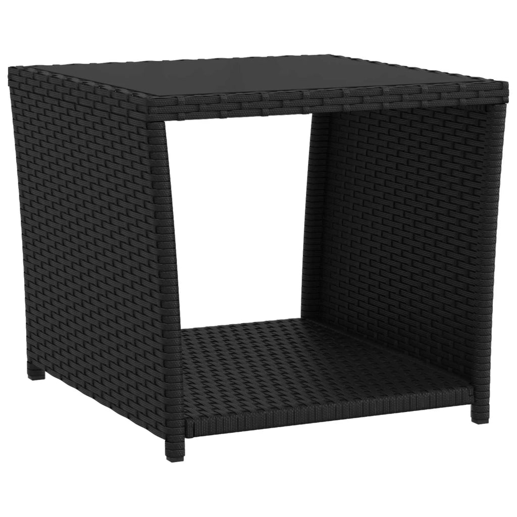 Set Lounge da Giardino 2 pz Nero 3422352