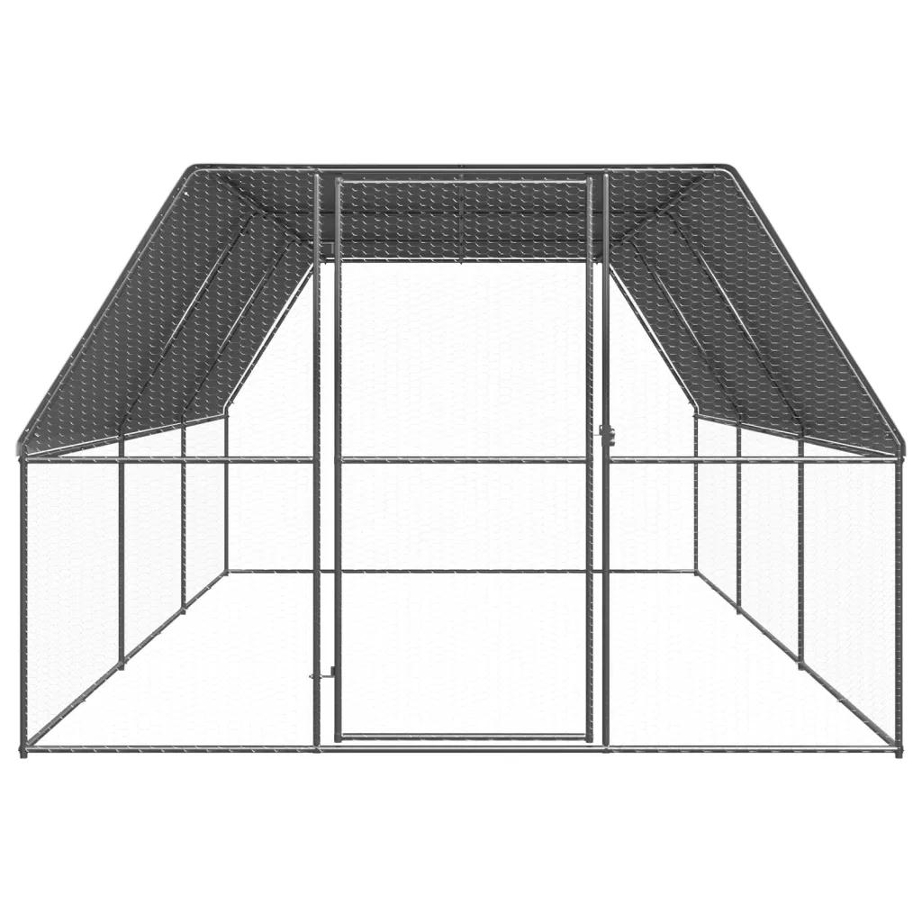 Gabbia per Polli da Esterno 3x6x2 m in Acciaio Zincato cod mxl 54163
