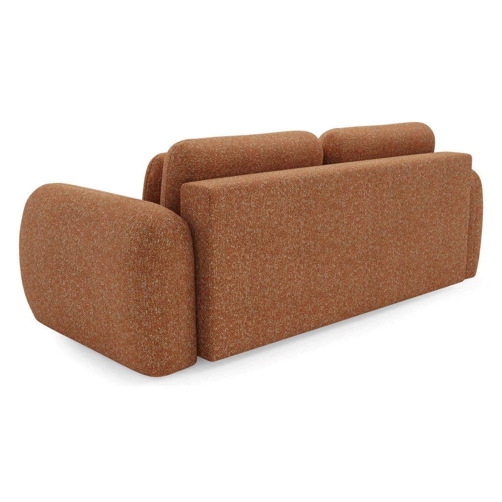 Sessame, Divano Letto 3 Posti Contenitore, 266x121 cm Arancione