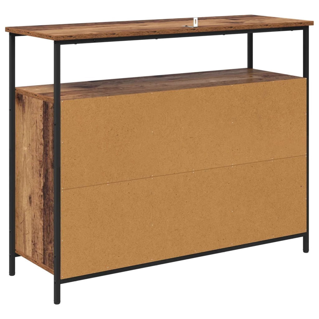 Credenza | Madia | Buffet da pranzo | Armadio da pranzo Legno vecchio 100 x 35 x 80 cm Legno multistrato