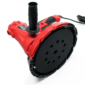 Levigatrice 1280W Con aspirazione, disco di levigatura da 215 mm e impugnatura supplementare