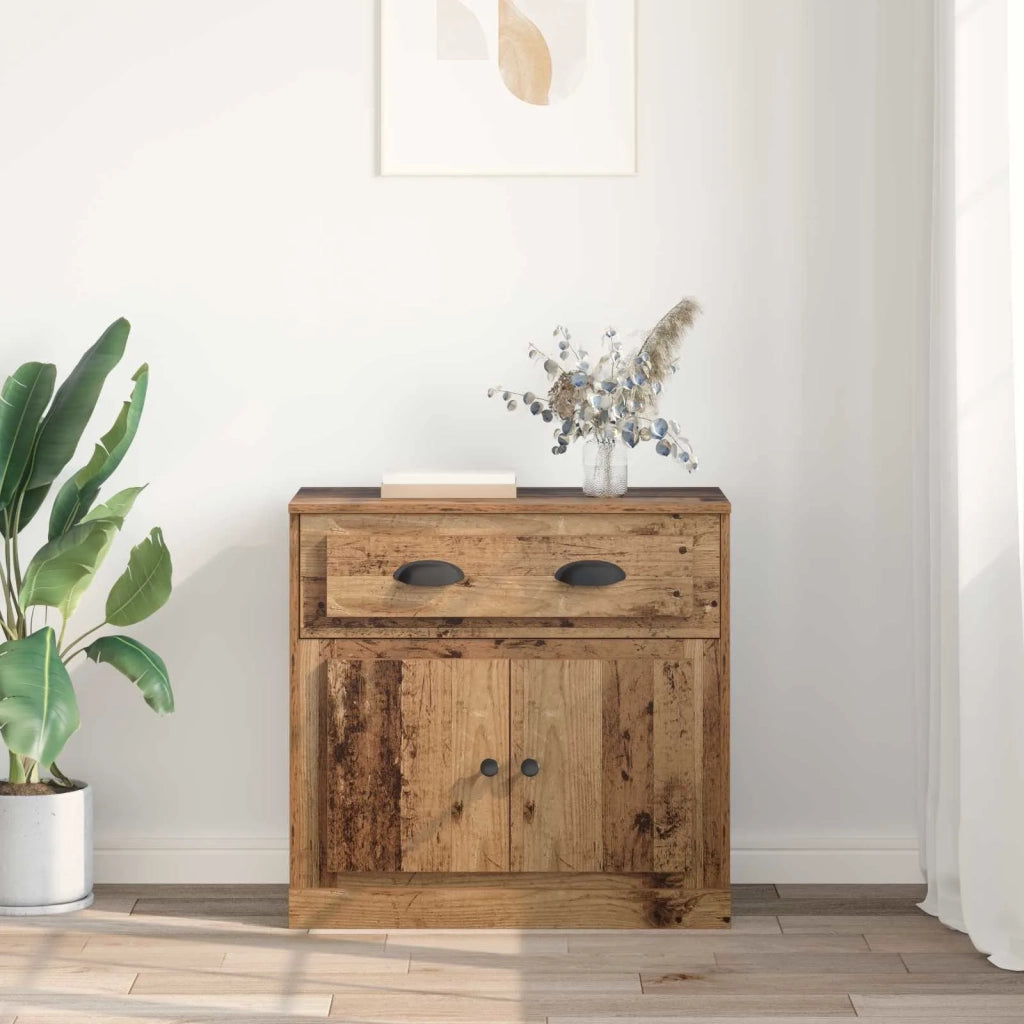 Credenza | Madia | Buffet da pranzo | Armadio da pranzo Legno vecchio 70 x 35,5 x 67,5 cm Legno multistrato