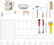Kit di avviamento per apicoltura - 37 pezzi - Roker - Spazzola per api - Orecchioni per alveare - Mielestra - Recettacolo per api - Pennello per api