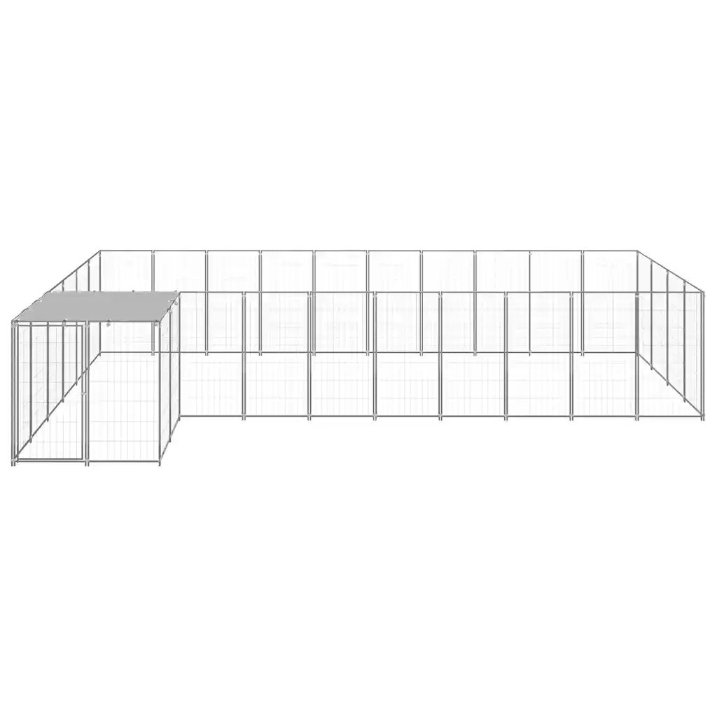 Gabbia per Cani Argento 13,31 mÂ² in Acciaio   cod mxl 44099