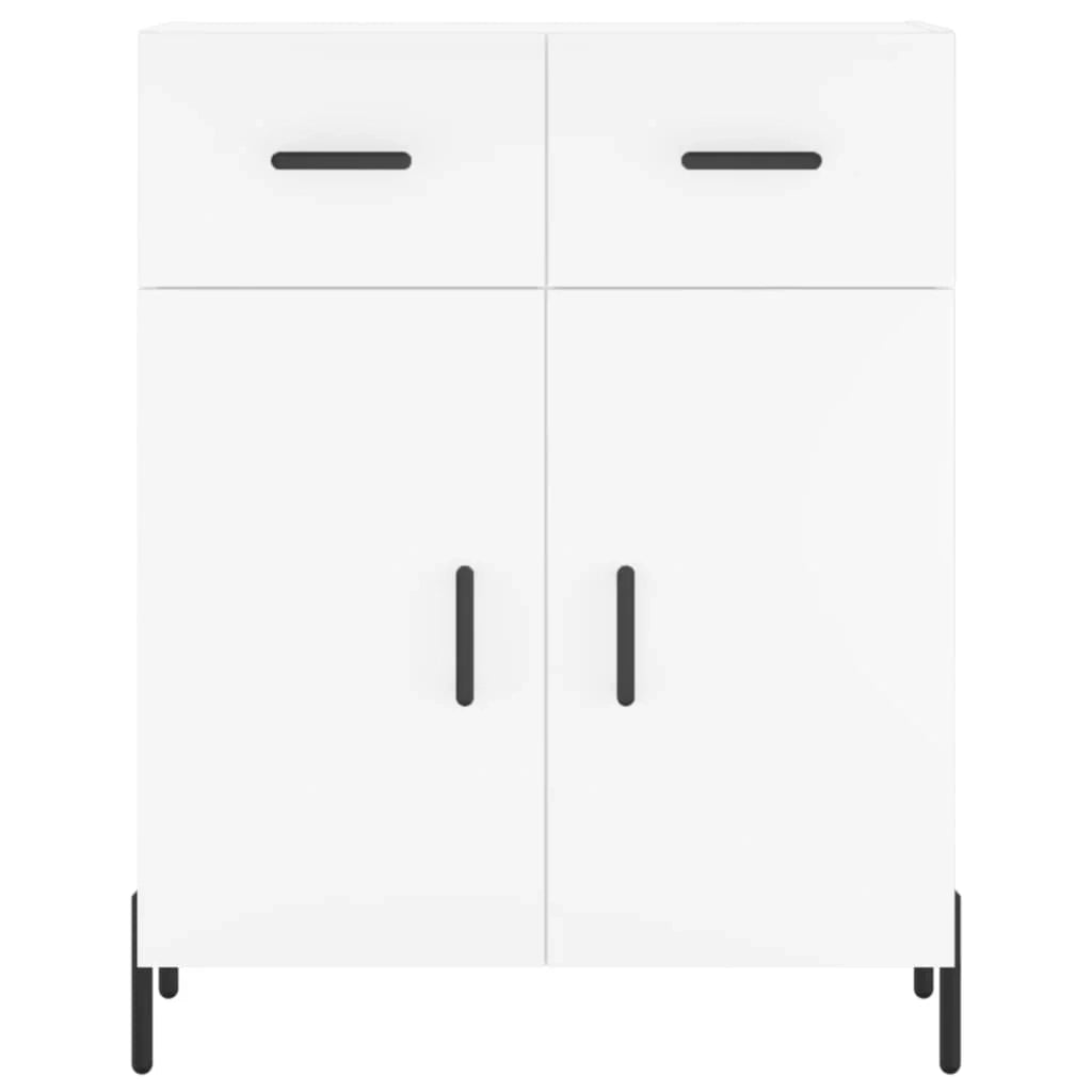 Buffet credenza cassettiera armadio mobile contenitore organizer cucina soggiorno salotto alto 69,5 x 34 x 180 cm legno ingegnerizzato bianco 02_0032693
