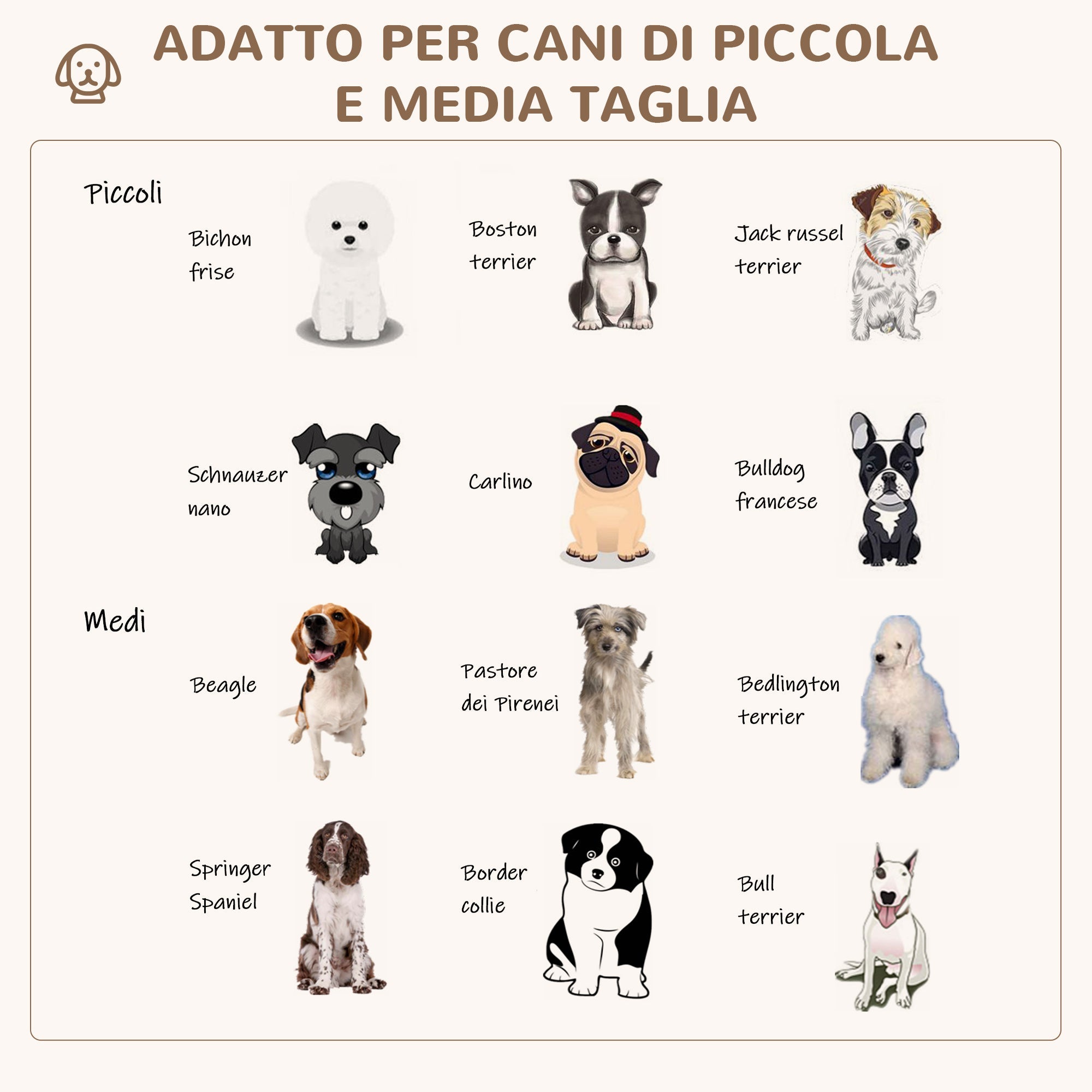 Cuccia Imbottita per Cani e Gatti 85x85x35 cm in Tessuto Grigio