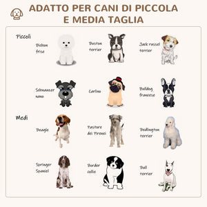 Cuccia Imbottita per Cani e Gatti 85x85x35 cm in Tessuto Grigio