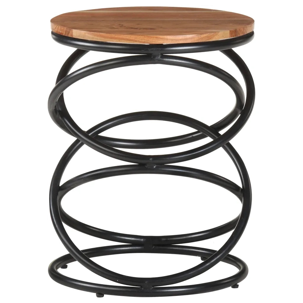 Tavolino da salotto | Tavolino da caff¨¨ | Tavolino da Soggiorno 40x40x52 cm in Legno Massello di Acacia