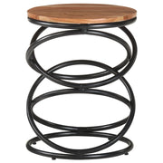 Tavolino da salotto | Tavolino da caff¨¨ | Tavolino da Soggiorno 40x40x52 cm in Legno Massello di Acacia