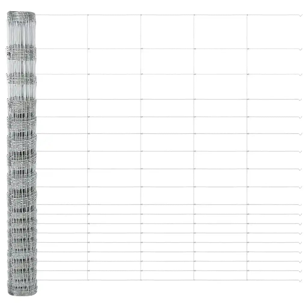 Palo della recinzione Zincato 25 x 1,5 m Acciaio