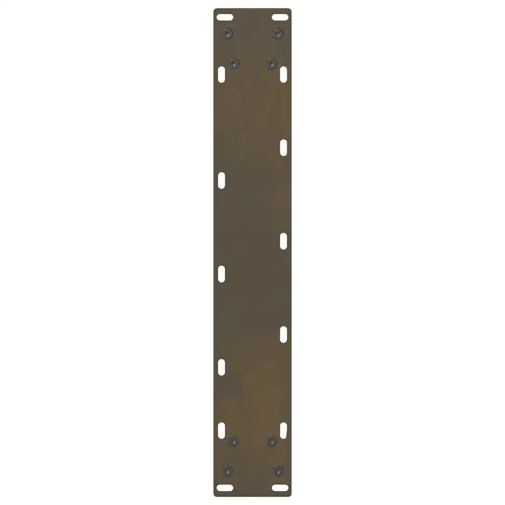 Gambe per tavolo da bar in acciaio naturale 2 pz 50x(90-91) cm in acciaio 4013331