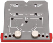 Guida per la posizione del foro per cardini per porte e armadi - Hardware per armadi in alluminio (Strumento di fissaggio: 15‑4 cm/059‑157 pollici)