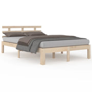 Letto matrimoniale | Letto per adulti | Giroletto in Legno Massello 140x190 cm